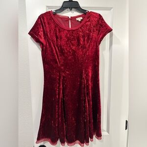 Super cute Red Dress size L by Hem and Thread